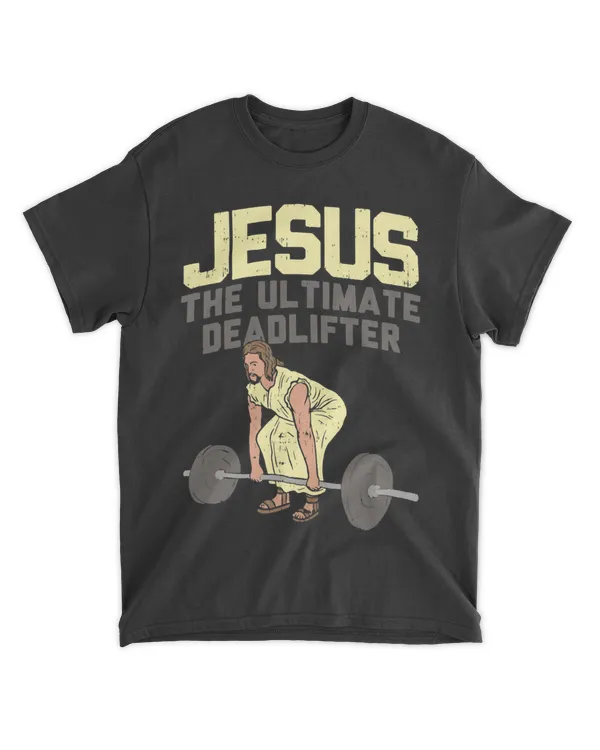 got-jat-33 Deadlift Jesus I Christian Weightlifting Gym