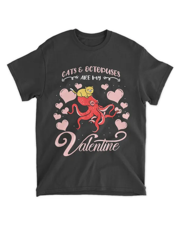 Cats And Octopuses Are My Valentine Cat QTCATVL201222A8