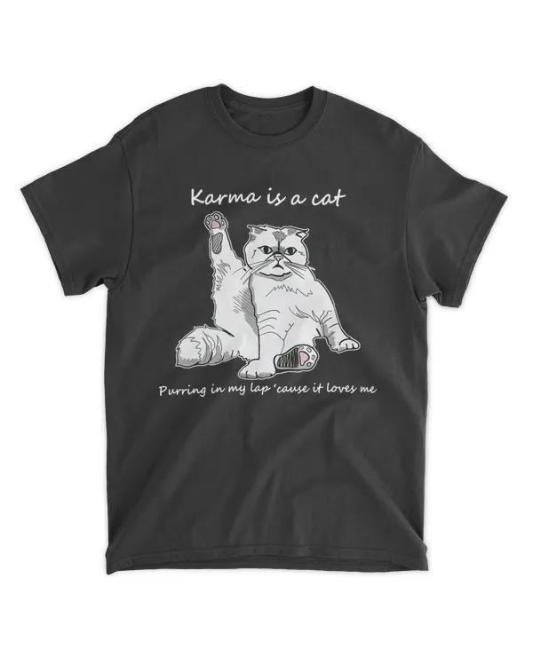 Karma Is A Cat Purring In My Lap 'Cause It Loves Me HOC250323A20