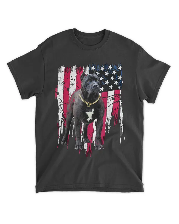 Pitbull Dog American Flag Awesome Cool HOD280323A12