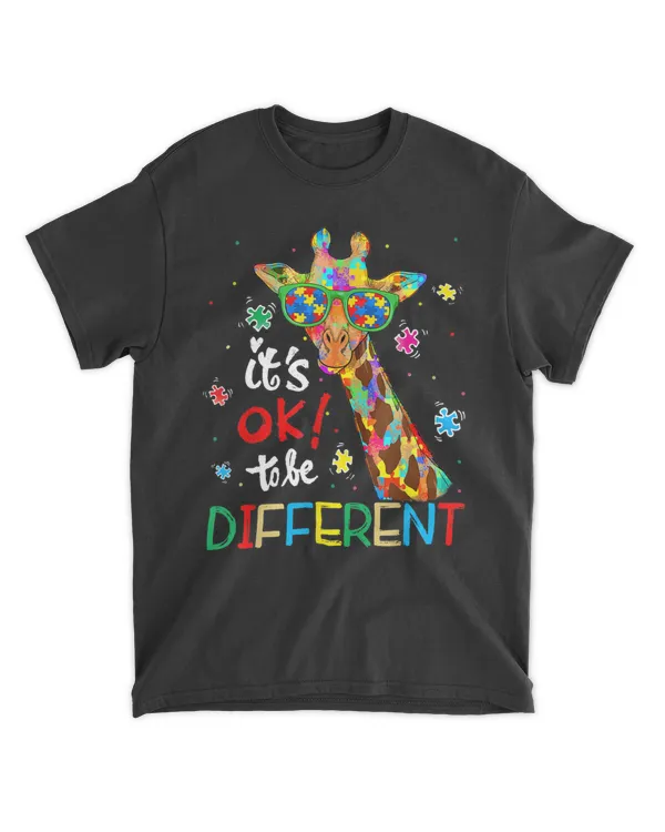 Autism Awareness Acceptance Giraffe Its Ok To Be Different HON030423A2