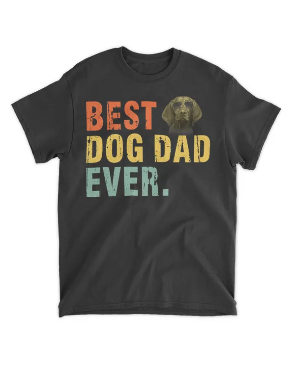 Vintage Best Dog Dad Ever T shirt Vizsla Shirts