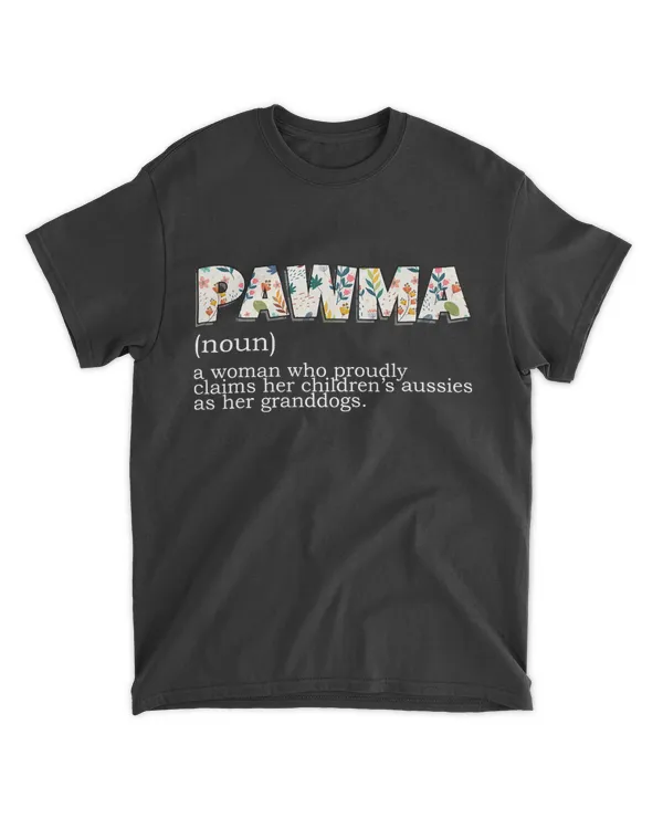 Pawma Aussie Shepherd Cute Australian Shepherd Gifts Grandma T-Shirt