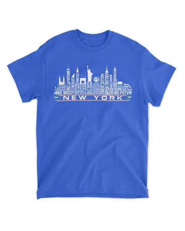 New York Islanders Hockey NHL Legends New York City Skyline