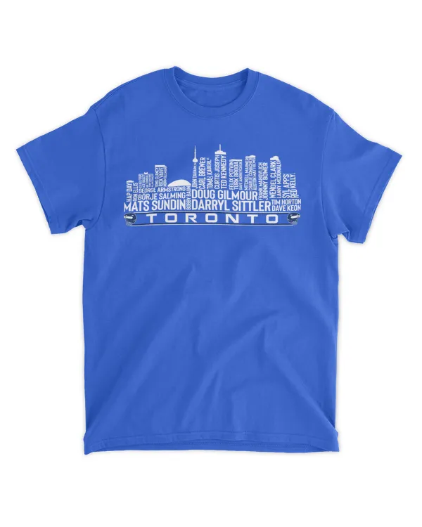 Toronto Maple Leafs Hockey NHL Legends Toronto City Skyline