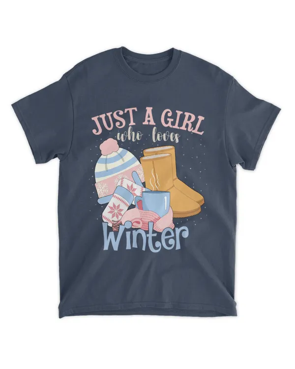 Just a girl who love winter shirt