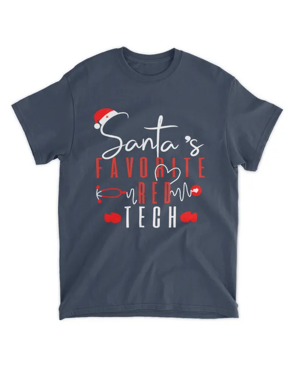 Santa's favorite red tech T-Shirt