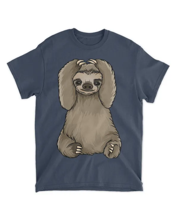 Cute Sloth Cartoon Shirt (22)