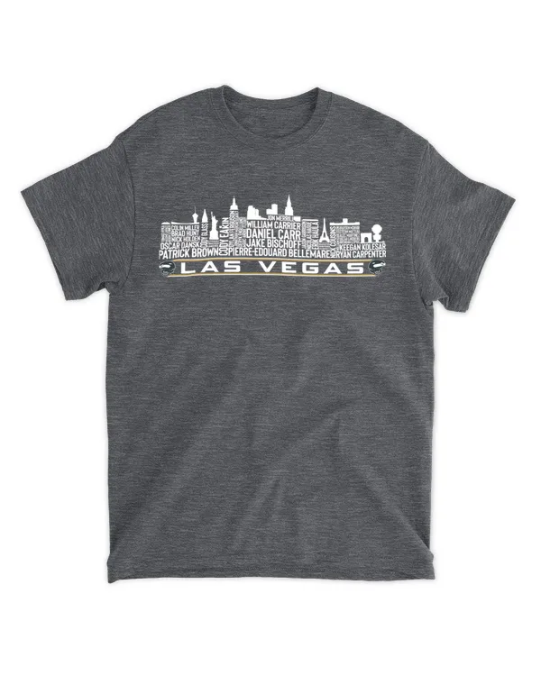 Vegas Golden Knights Hockey NHL Legends Las Vegas City Skyline
