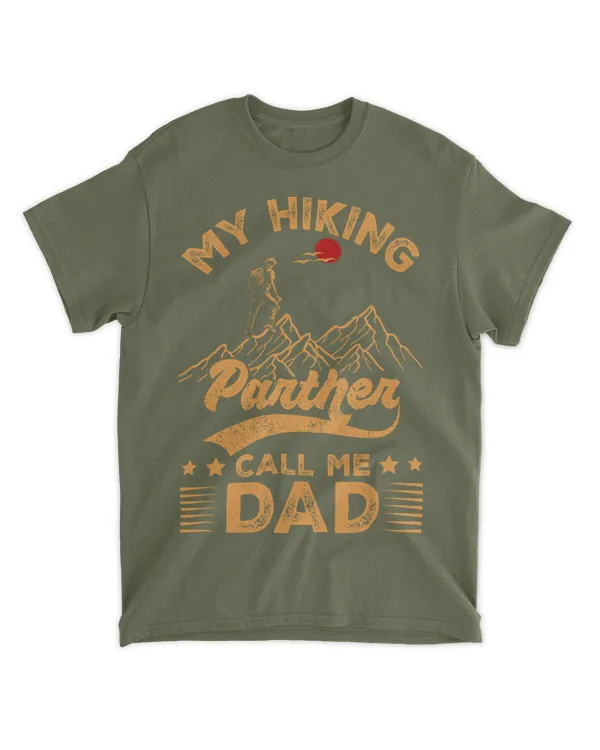 My Hiking Partner Call Me Dad Men T-shirt