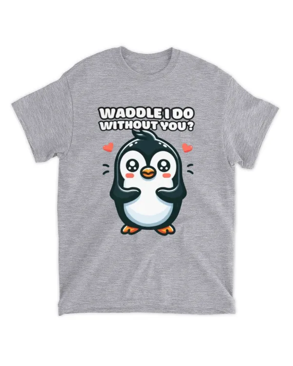 Waddle I Do Without You - Penguin T-shirt