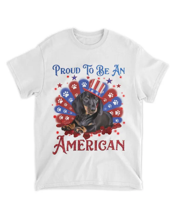 Dachshund Proud To Be An American