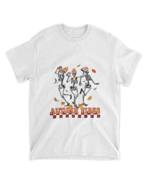 Skeleton Party Autumn Vibes Shirts