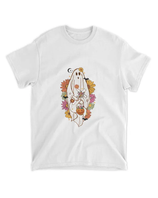 Cute Retro Ghost Png Shirts