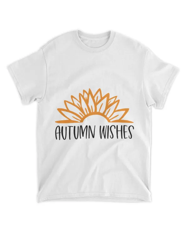 Autumn Wishes Sunflower Shirts