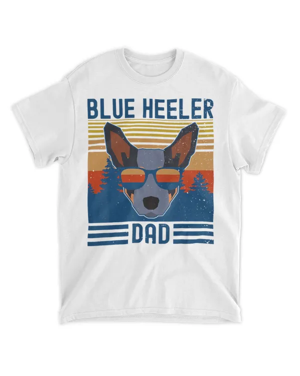 Funny Australian Cattle Dog Blue Heeler Dad T-Shirt