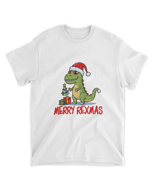 Cute Christmas Trex