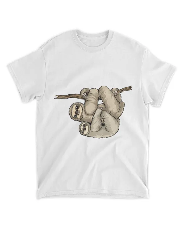 Cute Sloth Cartoon Shirt (8)
