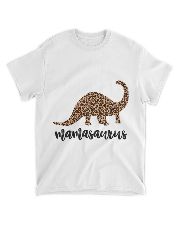 Womens Funny Mamasaurus Dinosaur Mama Saurus Leopard Mothers Day