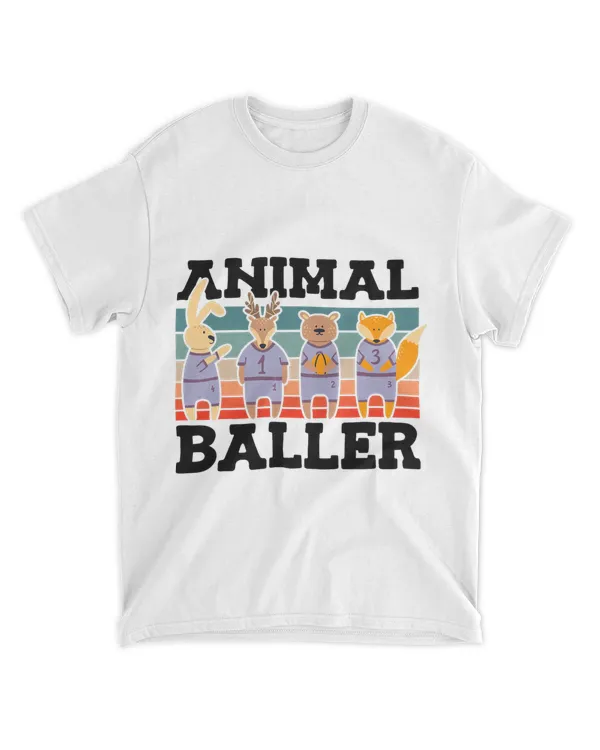 Animal Baller Bunny Sports Deer Athletic Fox Basketball