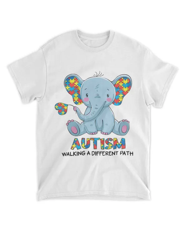 Autism Walking A Different Path Elephant Autism Awareness
