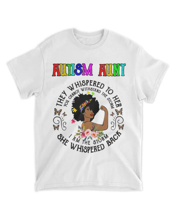 Black Aunt Autism Awareness African American
