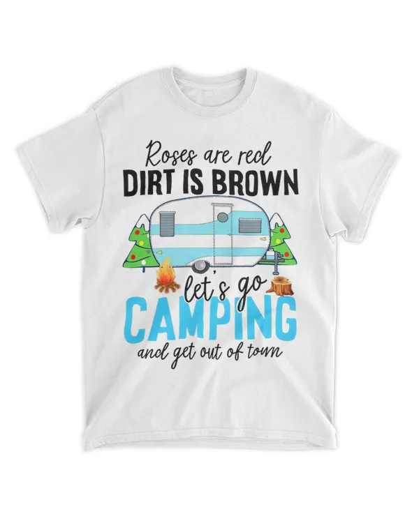 Camping Lovers Tees Lets Ho Camping And Get Out Of Town