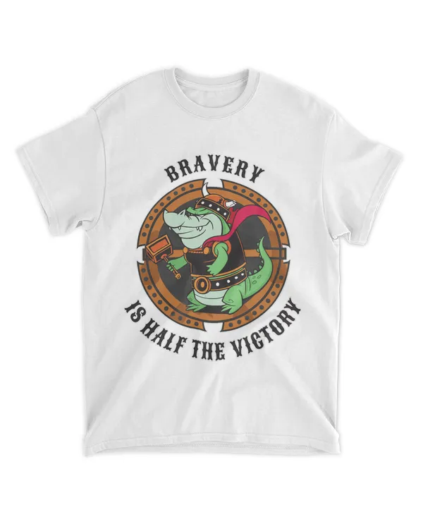 Funny Viking Crocodile 2Brave Nordic Culture Crocodile