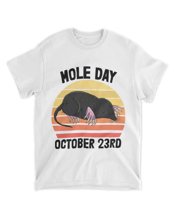 I Love Moles Day October 23 Funny Men Cute Little Mole Love