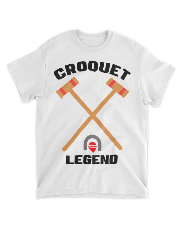 Croquet Legend Mallet Ball Wicket Graphics Men Women