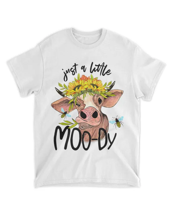 Just a Little Moody Cow Lover Funny