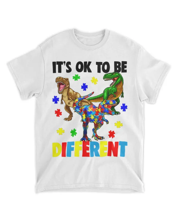 Its Ok To Be Different Autism Awareness Shirt Womens Autism