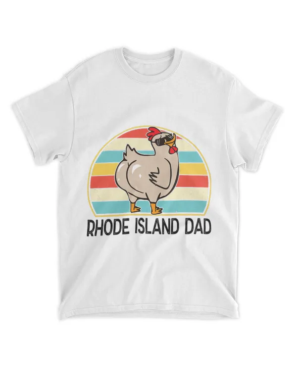 Mens Rhode Island Chicken Dad. Rhode Island Chicken Dad for Men