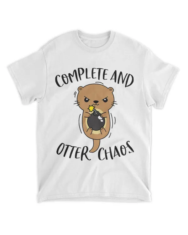Funny Complete And Otter Chaos Cute Otters Sea Animal Pet
