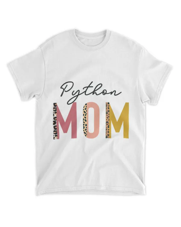 Python Mom For Mothers Day Cheetah Print Snake Mom