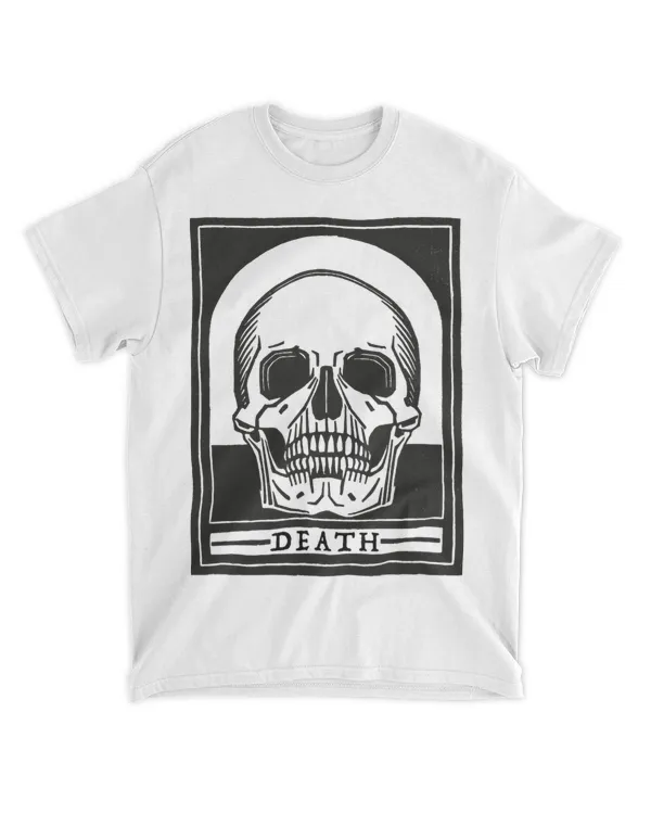 Skull Death Shirt 2Edgy Punk Tarot Death Card