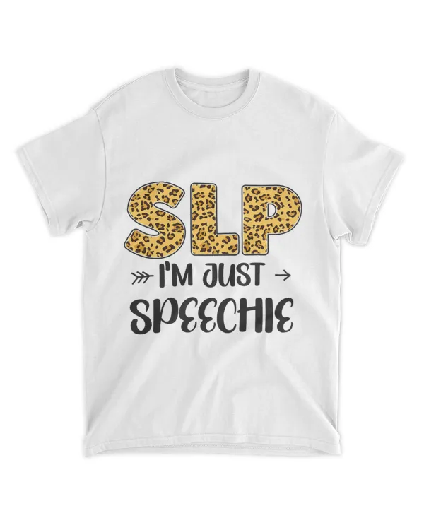 Speech Therapist Therapy Assistant SLP Leopard Cheetah Slp 5 5