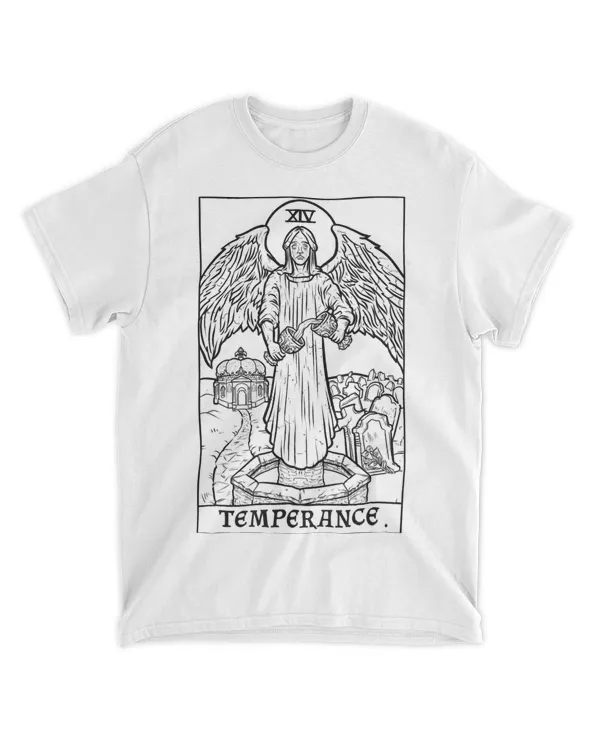 Temperance Tarot Card Halloween Gothic Crying Angel Statue 22