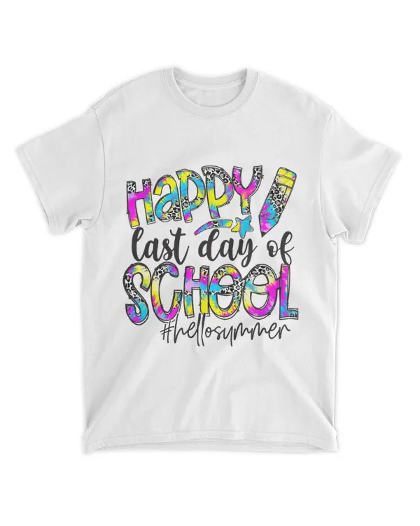 Happy Last Day Of School Shirts Hello Summer Teacher Student 2