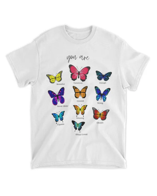 You are beautiful and always loved butterfly women gift