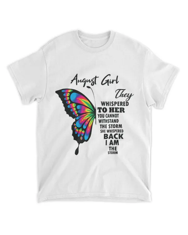 August Girl Birthday For Girls Born In August Butterfly Teen