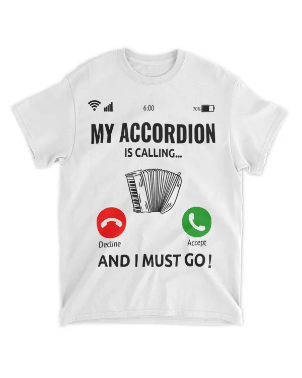 Accordion Player Design Musican Accordionist
