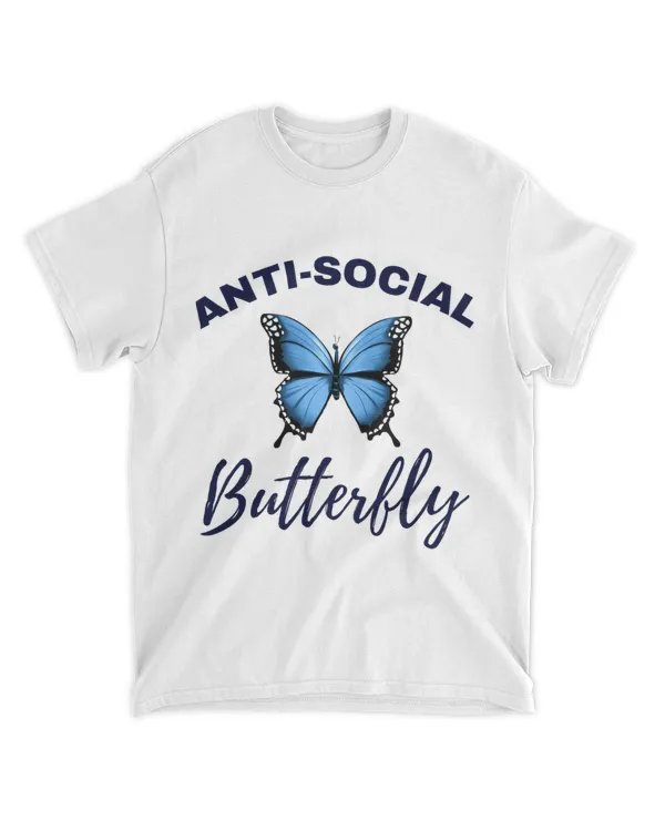 AntiSocial Butterfly Funny Wallflower Butterfly Collector