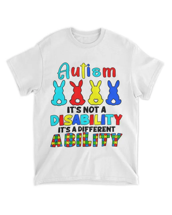 Easter Autism Awareness Bunny Autism is not a Disability