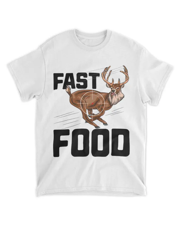 Fast Food Deer Funny Women Fast Running Deer Lover