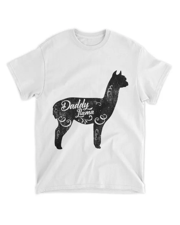 Awesome And Funny Fathers Day Shirt With Daddy Llama Design