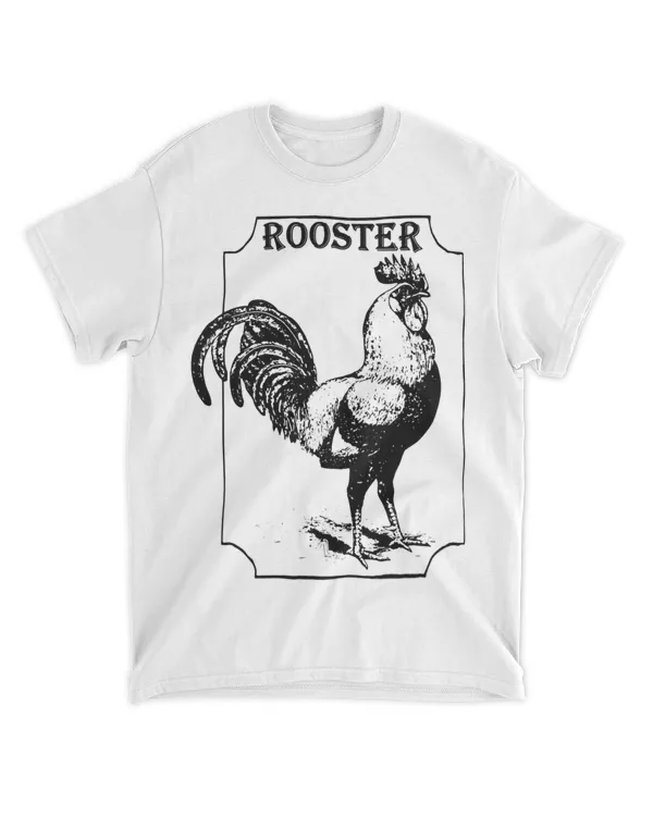 Cool Rooster Retro Vintage Chicken Funny
