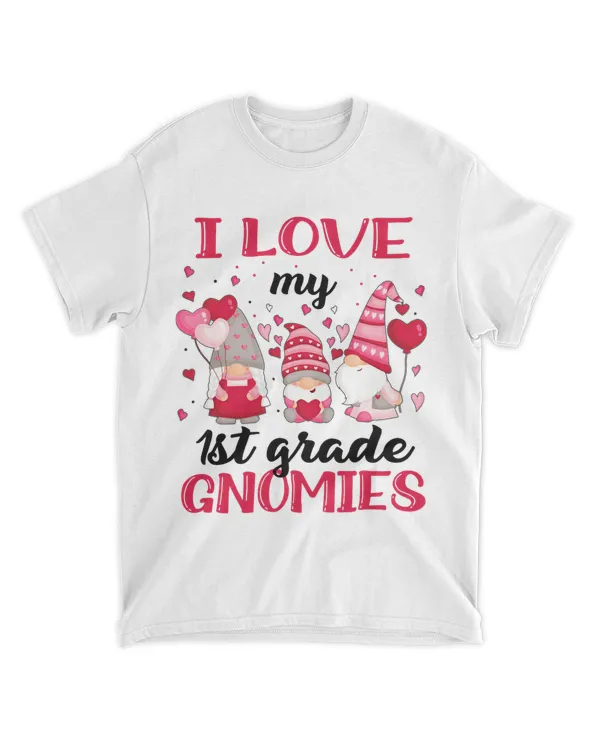 I Love My 1st Grade Gnomies Valentines Day