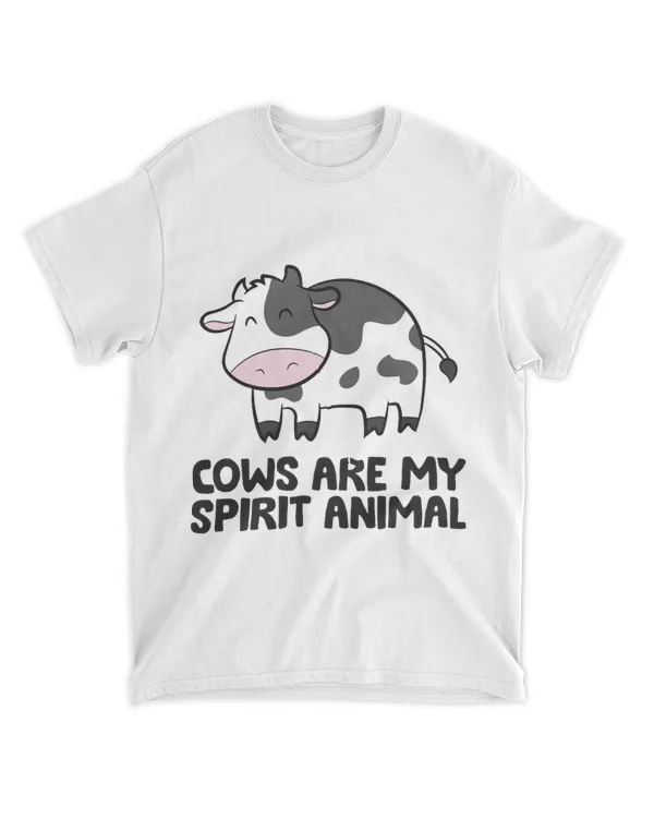 Cows Are My Spirit Animal Cattle Farm Funny Cow