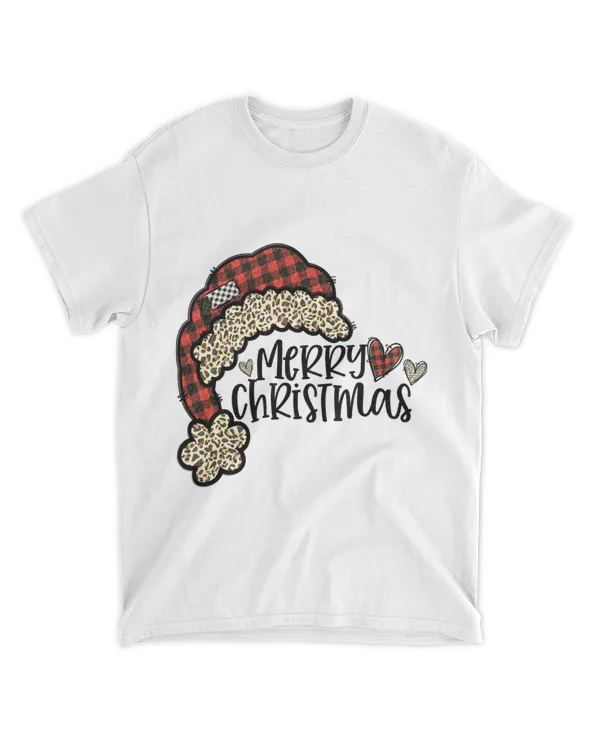 Merry Christmas Teacher Leopard Cheetah Print Buffalo Plaid 21